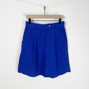 Wilfred Size 8 Grape Linen Blend Women's Shorts